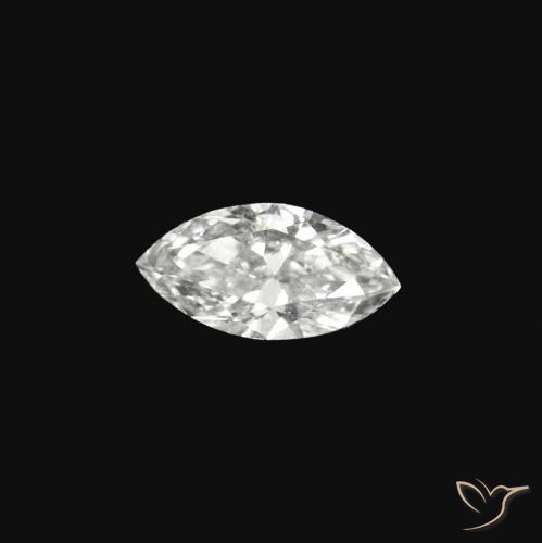 Diamant E naturelle Marquise, 0.06 ct, VVS