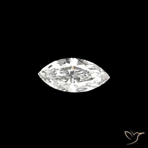 Diamant H naturelle Marquise, 0.06 ct, VVS