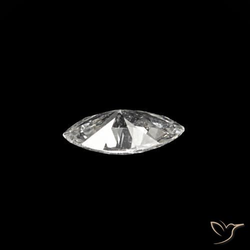 Diamant H naturelle Marquise, 0.06 ct, VVS