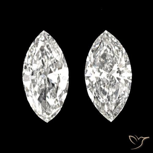 0.13ctw H Diamant, Marquise, VVS