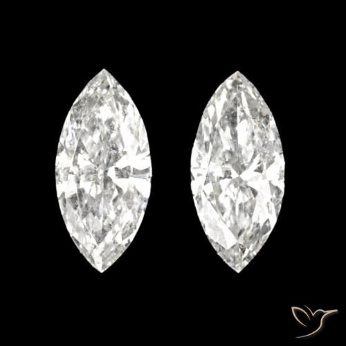 0.10ctw H Diamant, Marquise, VVS