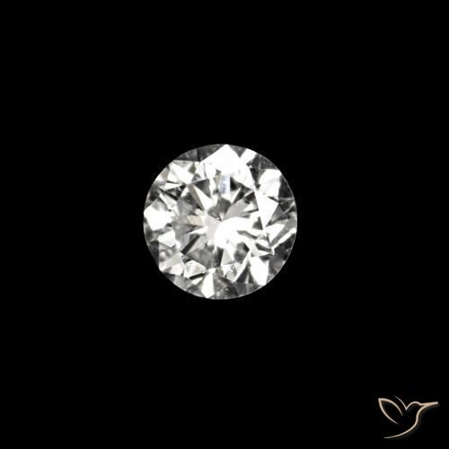 0.02ct D Diamant Pierres précieuses, Tour, VVS-VS