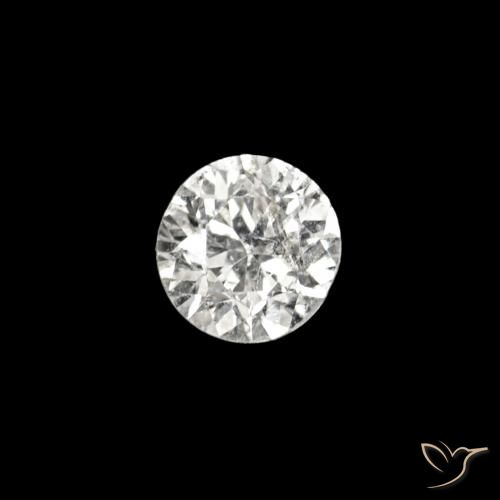 0.02ct H Diamant Pierres précieuses, Tour, VVS-VS