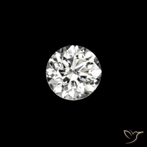0.02ct D Diamant Pierres précieuses, Tour, VVS-VS