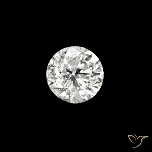 0.02ct D Diamant Pierres précieuses, Tour, VVS-VS