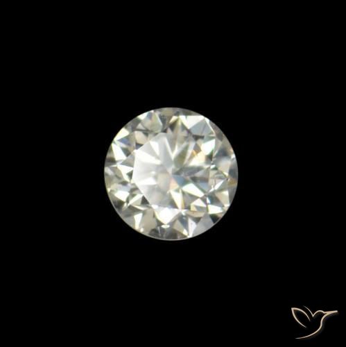 Diamant I naturelle Coupe roude, 0.01 ct, VVS-VS