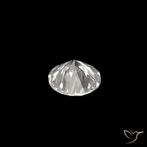 Diamant F naturelle Coupe roude, 0.03 ct, VVS