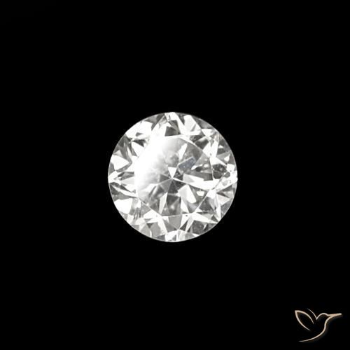 Diamant E naturelle Coupe roude, 0.03 ct, VVS