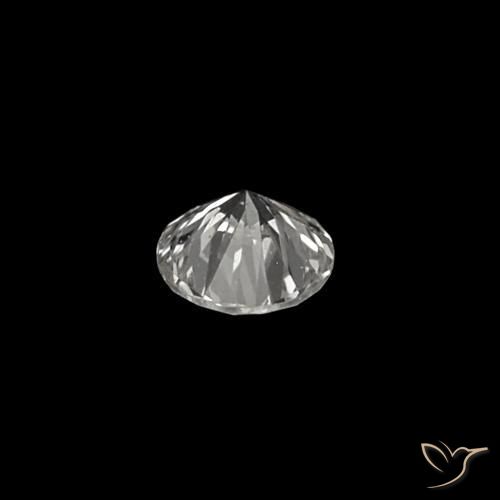Diamant E naturelle Coupe roude, 0.03 ct, VVS