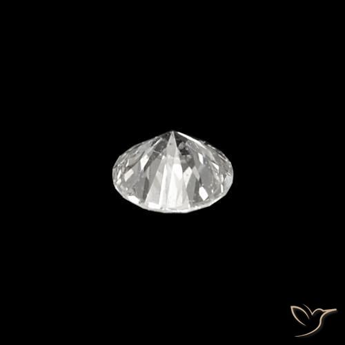 Diamant E naturelle Coupe roude, 0.03 ct, VVS