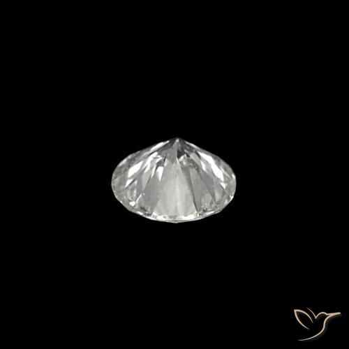 Diamant E naturelle Coupe roude, 0.03 ct, VVS