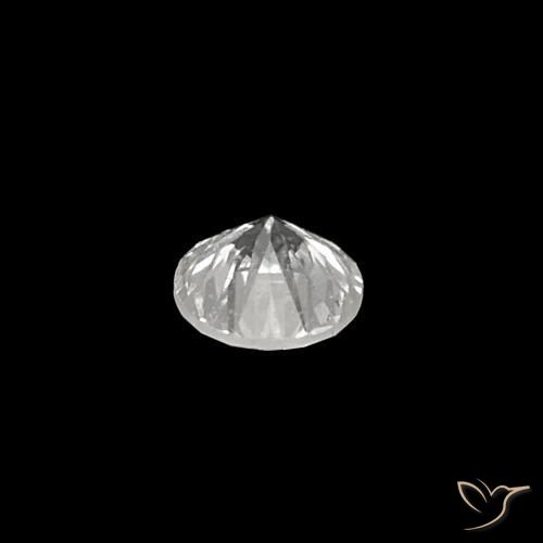 Diamant E naturelle Coupe roude, 0.03 ct, VVS