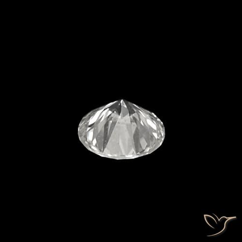Diamant E naturelle Coupe roude, 0.03 ct, VVS