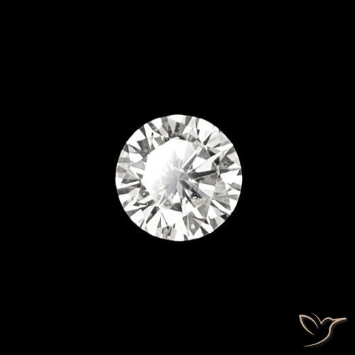 Diamant F naturelle Coupe roude, 0.03 ct, VVS