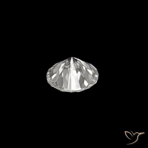 Diamant F naturelle Coupe roude, 0.03 ct, VVS