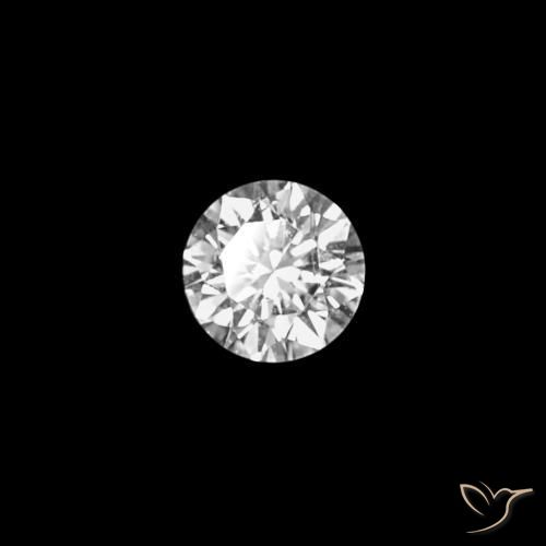 Diamant D naturelle Coupe roude, 0.03 ct, VVS
