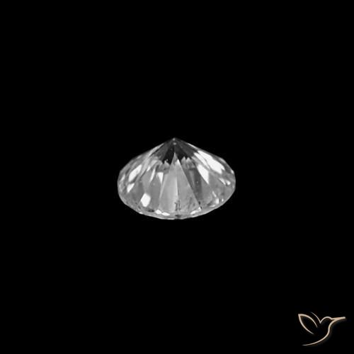 Diamant D naturelle Coupe roude, 0.03 ct, VVS