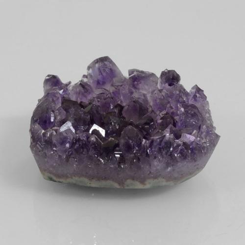 Druse d'améthyste violet naturelle forme fantaisie, 72,22 ct, opaque