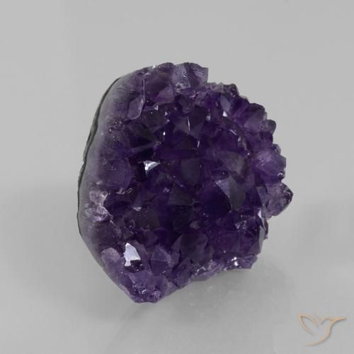 Druse d'améthyste Violet raisin profond naturelle Fantaisie, 82.82 ct, Opaque