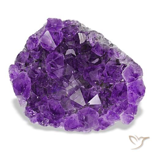 Druse d'améthyste violet naturelle forme fantaisie, 71,01 ct, opaque