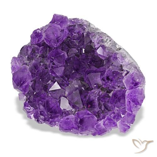 Druse d'améthyste violet naturelle forme fantaisie, 71,01 ct, opaque