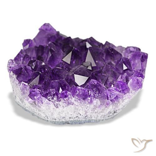 Druse d'améthyste violet naturelle forme fantaisie, 71,01 ct, opaque