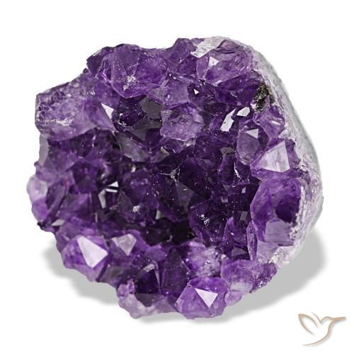 Druse d'améthyste violet naturelle forme fantaisie, 54,06 ct, opaque