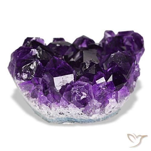 Druse d'améthyste violet naturelle forme fantaisie, 61,53 ct, opaque