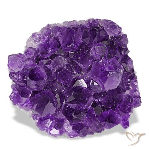 Druse d'améthyste violet naturelle forme fantaisie, 77,59 ct, opaque