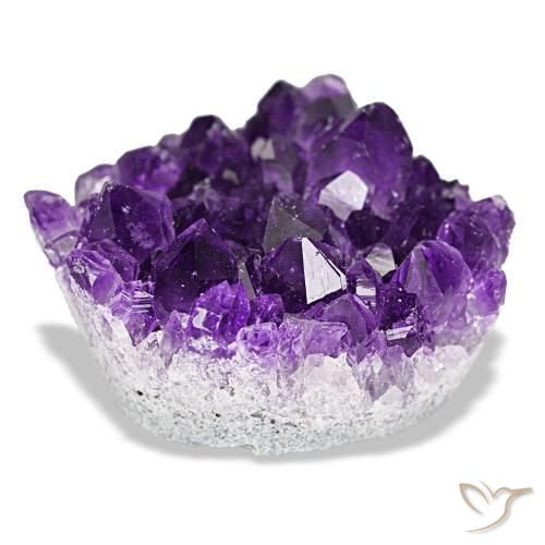 Druse d'améthyste violet naturelle forme fantaisie, 77,59 ct, opaque