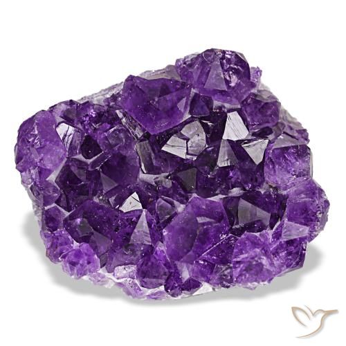 Druse d'améthyste violet naturelle forme fantaisie, 57,54 ct, opaque