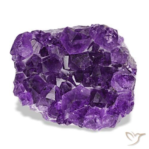 Druse d'améthyste violet naturelle forme fantaisie, 57,54 ct, opaque