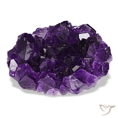 Druse d'améthyste violet naturelle forme fantaisie, 52,25 ct, opaque