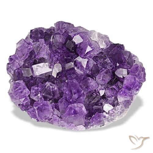Druse d'améthyste violet naturelle forme fantaisie, 62,67 ct, opaque