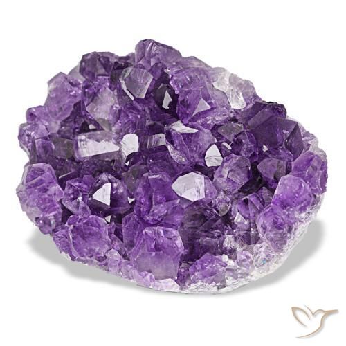 Druse d'améthyste violet naturelle forme fantaisie, 62,67 ct, opaque