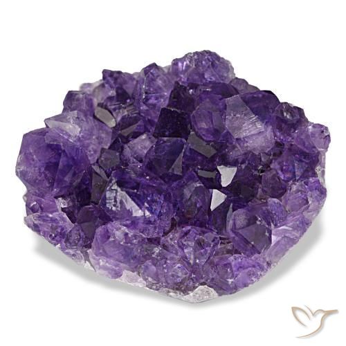 Druse d'améthyste violet naturelle forme fantaisie, 66,10 ct, opaque