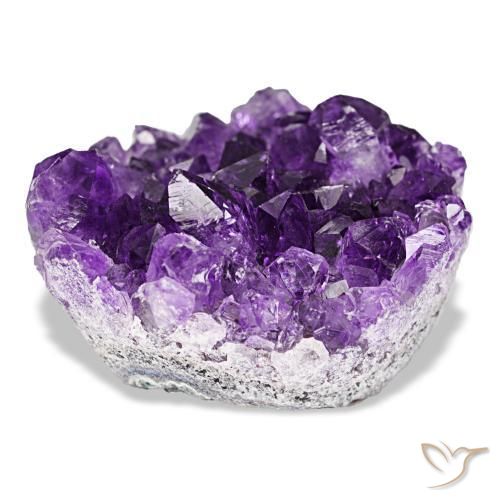 Druse d'améthyste violet naturelle forme fantaisie, 66,10 ct, opaque