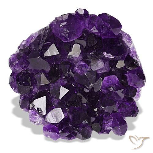 Druse d'améthyste violet naturelle forme fantaisie, 80,13 ct, opaque