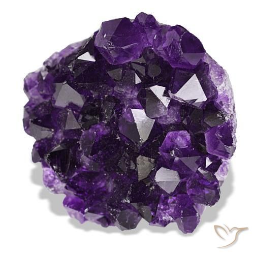 Druse d'améthyste violet naturelle forme fantaisie, 80,13 ct, opaque
