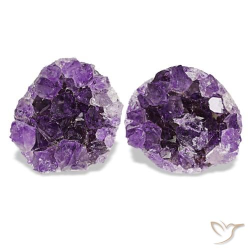 Druse d'améthyste violet de 16,88 ct, fantaisie, opaque