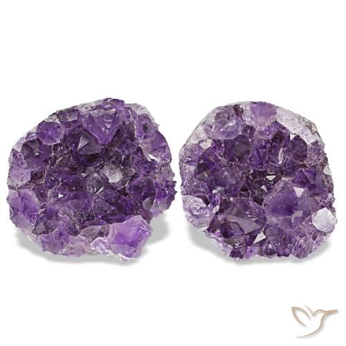 Achetez naturel 23,12ct violet druse d'améthyste gems, forme fantaisie, en provenance brésil chez gemselect. en stock, livraison internationale!