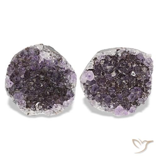 Achetez naturel 14,43ct violet druse d'améthyste gems, forme fantaisie, en provenance brésil chez gemselect. en stock, livraison internationale!