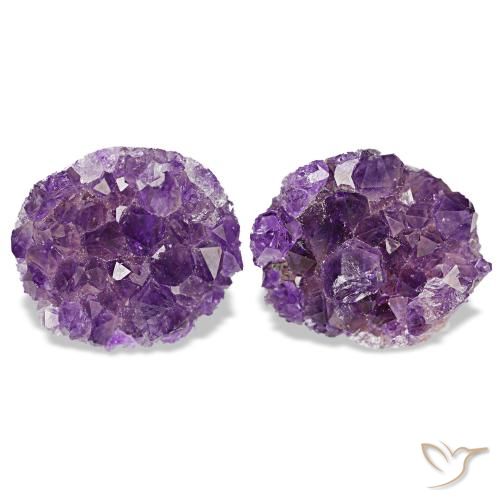 Achetez naturel 18,41ct violet druse d'améthyste gems, forme fantaisie, en provenance brésil chez gemselect. en stock, livraison internationale!
