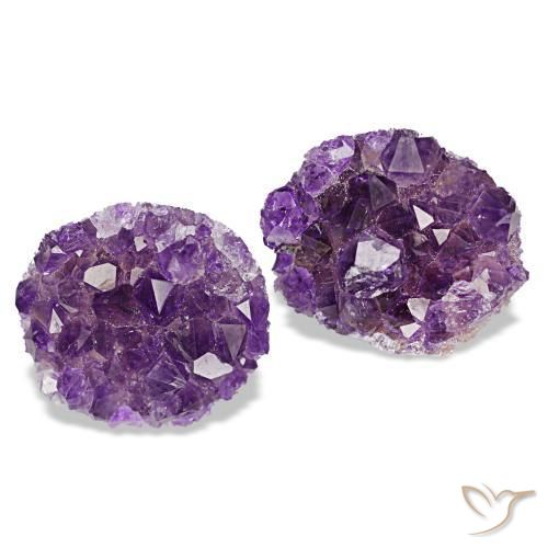 Achetez naturel 18,41ct violet druse d'améthyste gems, forme fantaisie, en provenance brésil chez gemselect. en stock, livraison internationale!