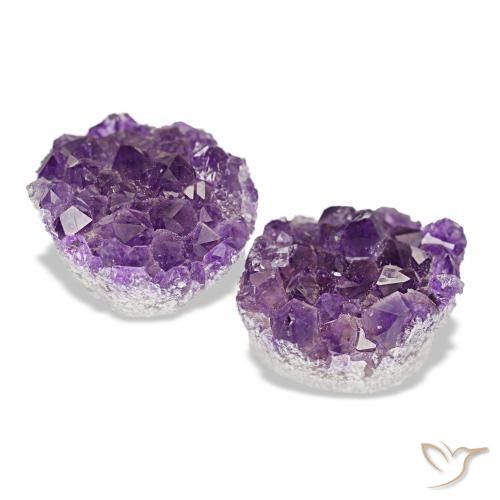 Achetez naturel 18,41ct violet druse d'améthyste gems, forme fantaisie, en provenance brésil chez gemselect. en stock, livraison internationale!