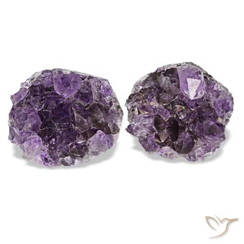 Achetez naturel 11,85ct violet druse d'améthyste gems, forme fantaisie, en provenance brésil chez gemselect. en stock, livraison internationale!