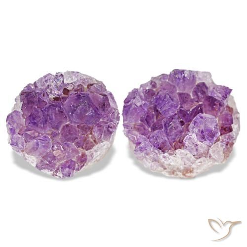 Druse d'améthyste violet de 19,60 ct, fantaisie, opaque