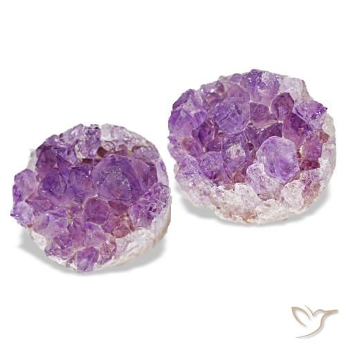 Achetez naturel 19,60ct violet druse d'améthyste gems, forme fantaisie, en provenance brésil chez gemselect. en stock, livraison internationale!