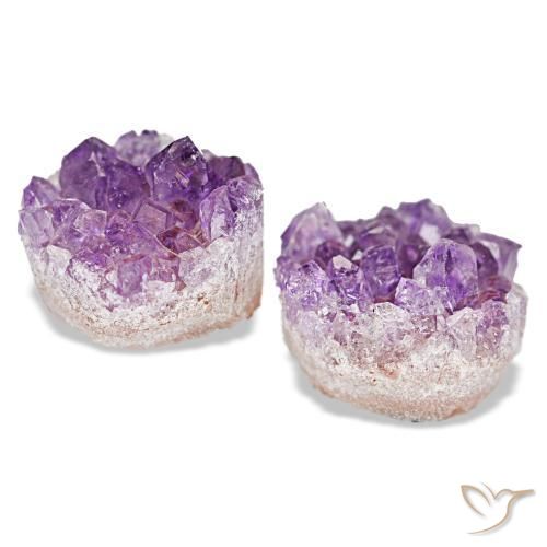 Achetez naturel 19,60ct violet druse d'améthyste gems, forme fantaisie, en provenance brésil chez gemselect. en stock, livraison internationale!