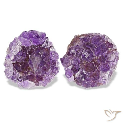 Achetez naturel 13,31ct violet druse d'améthyste gems, forme fantaisie, en provenance brésil chez gemselect. en stock, livraison internationale!